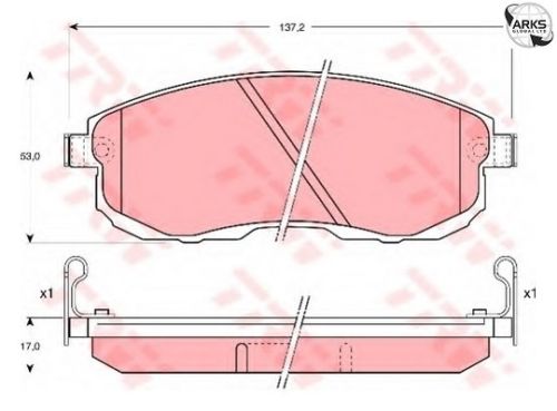 COTEC Bremsbelag Satz Vorderachse - Silvia S15 Spec S (SR20DE)