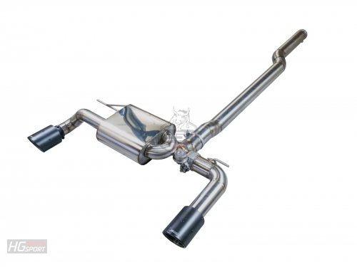 EGO-X Agasanlage 89 mm ab Kat BMW F30 335i 340i inkl. EWG